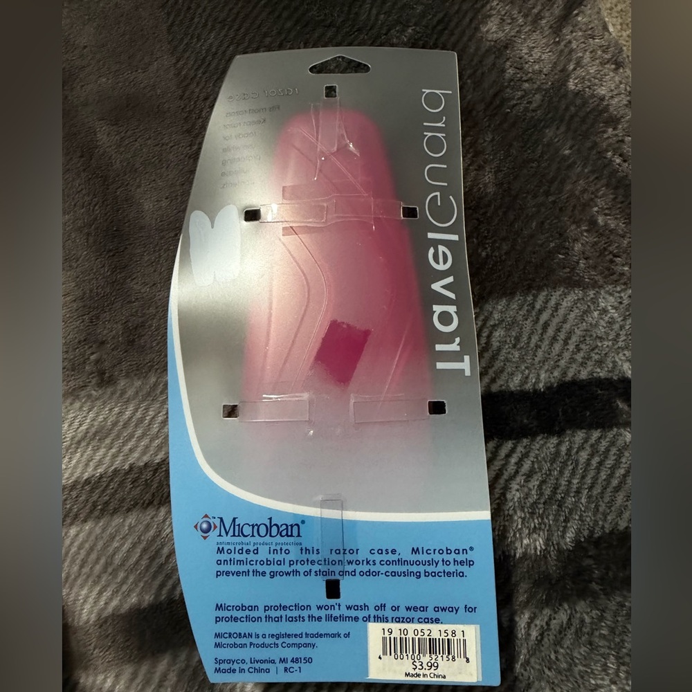 Pink Microban Razor Case - Picture 2 of 2